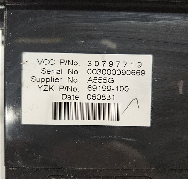 Afficheur Radio Volvo V50 (2004-2007) 30797719 – Gris – Occasion état Correct