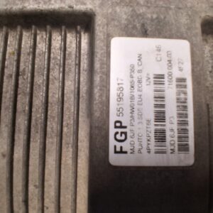 CENTRALINA MOTORE ENGINE ECU FIAT PUNTO 1.3 MULTIJET FGP 55195817